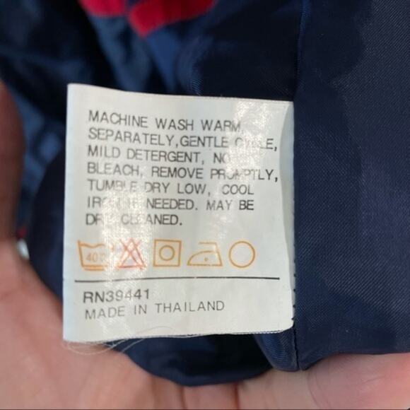 Pacific Trail Red Jacket Hoodie Sz Large Seattle Zip Up Windbreaker Coat Vintage - Picture 6 of 14